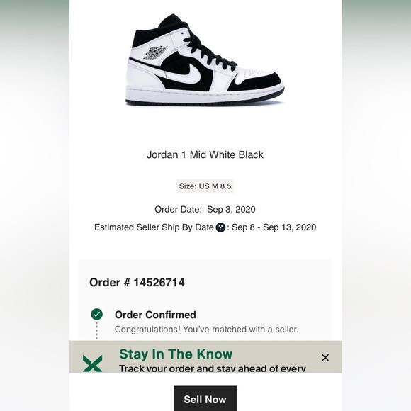 AIR JORDAN 1 retro mid ‘Tuxedo’ - Picture 1 of 15